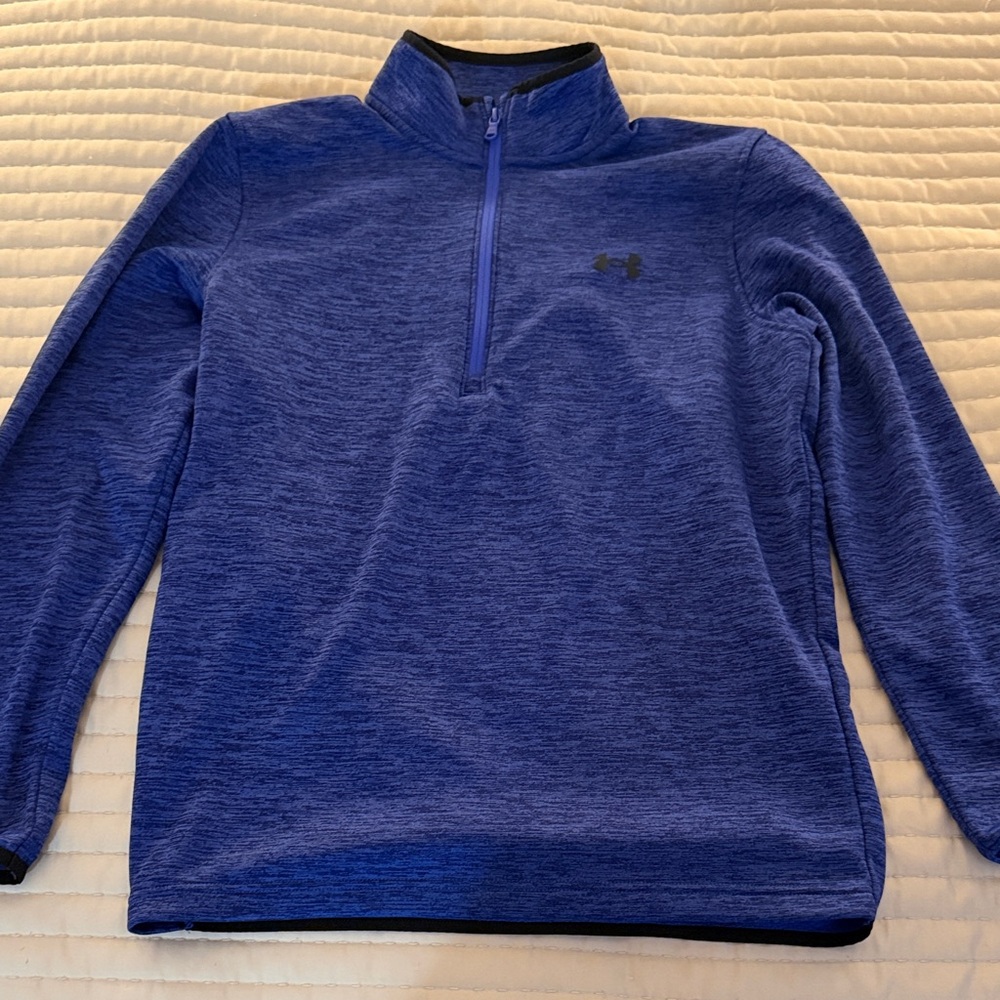 Under Armour Blue Zip Up Sweater